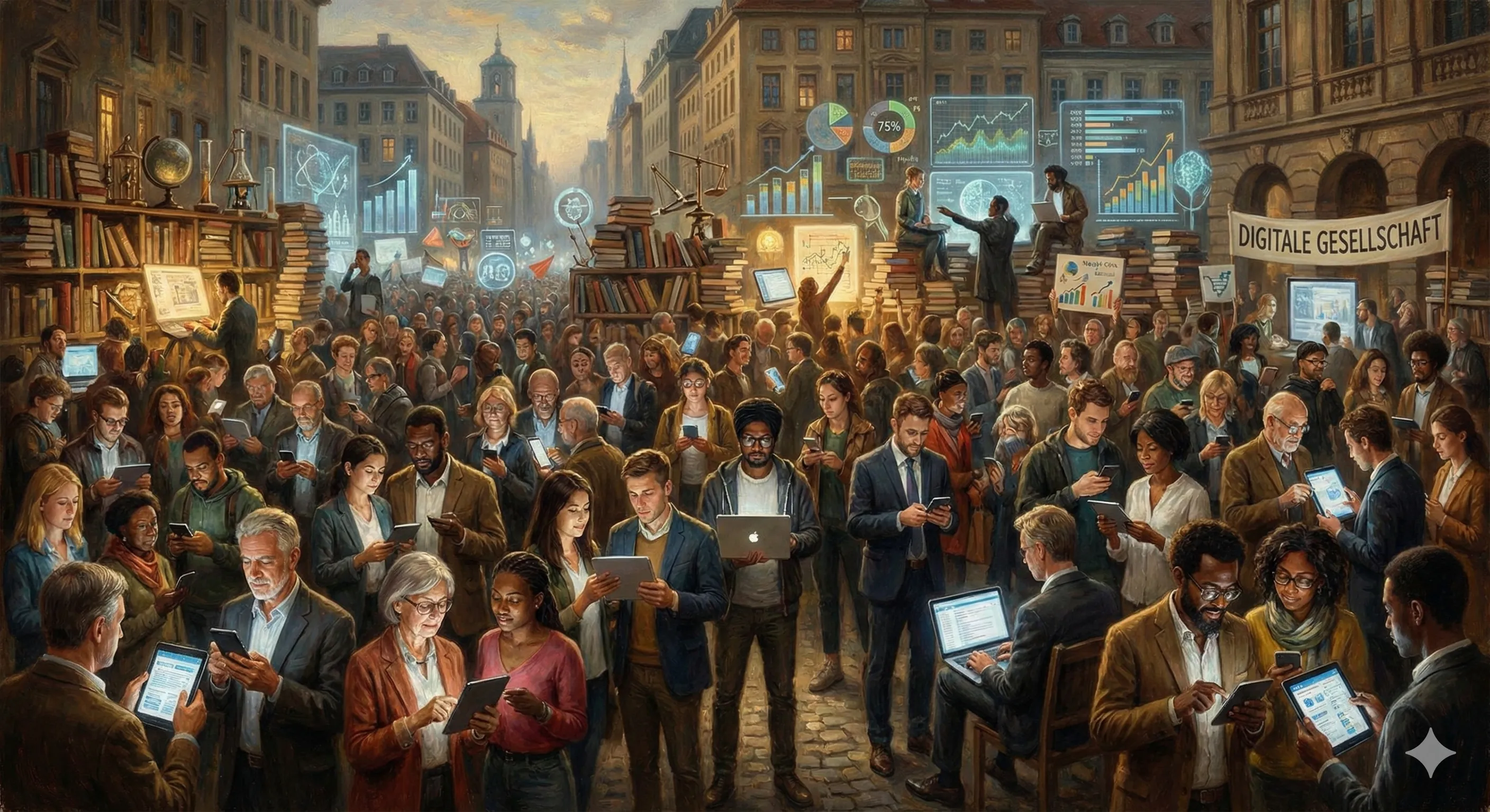 Digitale Gesellschaft – Illustration